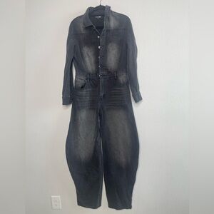 Bottom of the Barrel Denim Jumpsuit